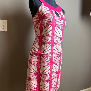 Halter neck Pink & White Dress Size 4